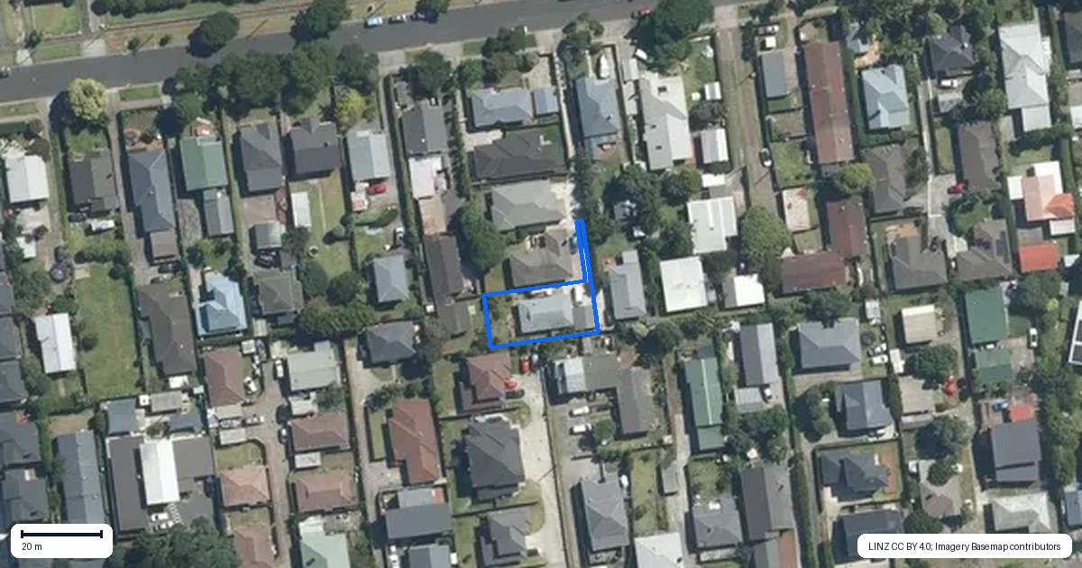 Property context map for 41C Grotto Street, Onehunga, Auckland