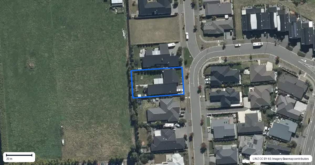 Property context map for 131 Metehau Street, Marshland, Christchurch