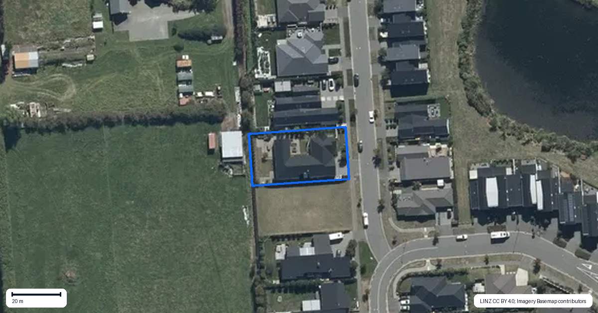 Property context map for 137 Metehau Street, Marshland, Christchurch