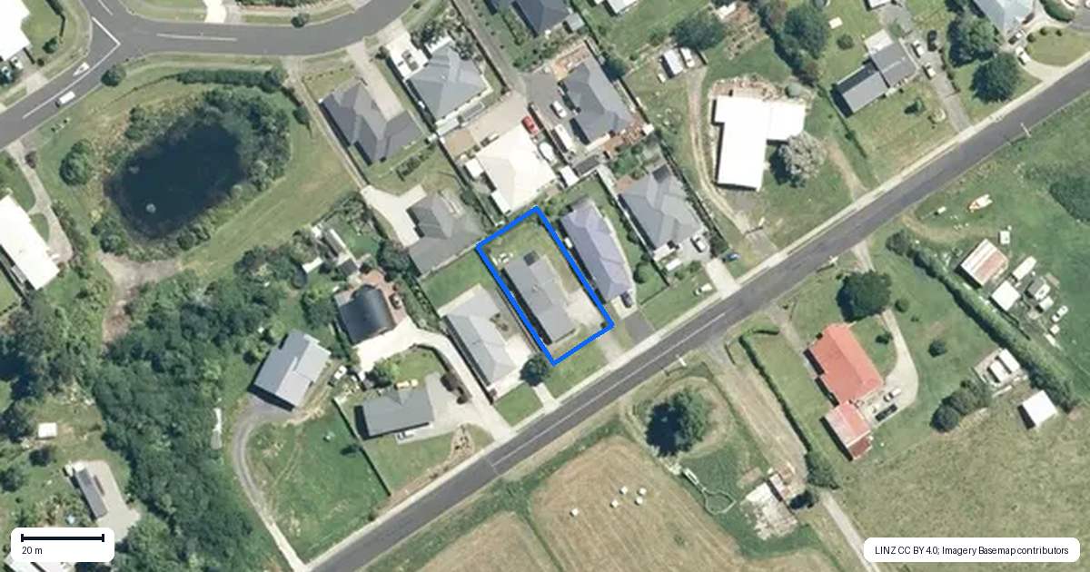 Property context map for 82 Bradford Street, Waihi