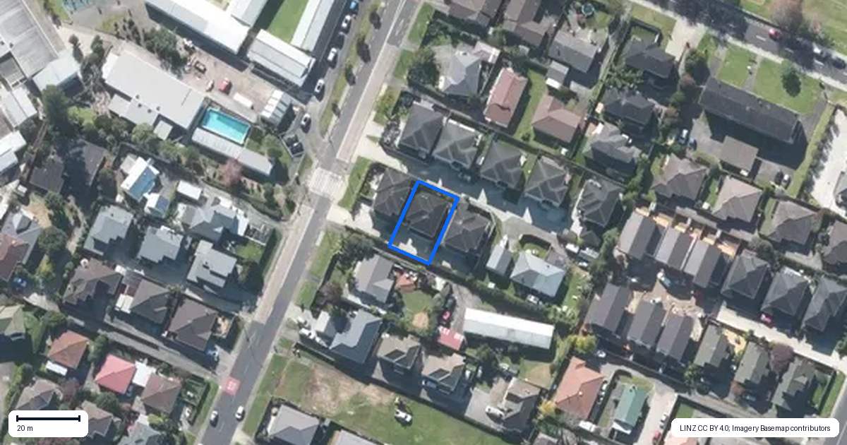 Property context map for 126B Wellington Street, Howick, Auckland