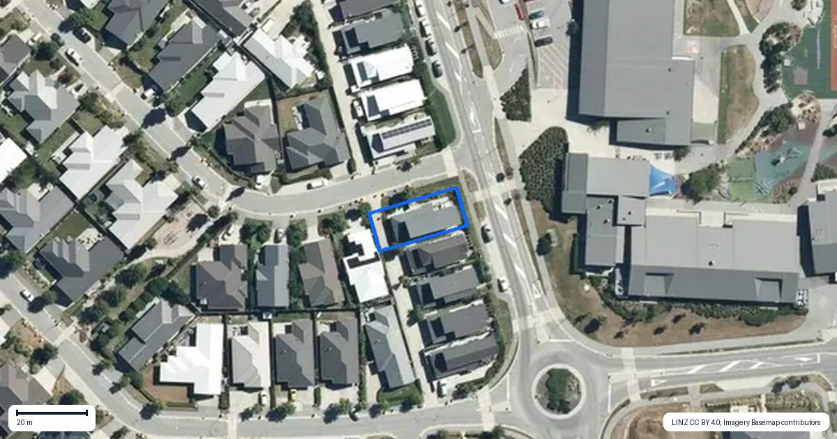 Property context map for 1 Coventry Crescent, Lower Shotover, Queenstown