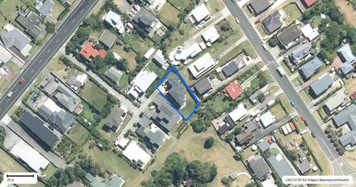 Property context map for 1053B Whangaparaoa Road, Tindalls Beach, Whangaparaoa