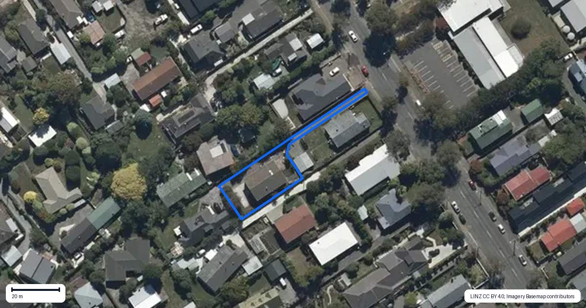 Property context map for 73 Condell Avenue, Papanui, Christchurch