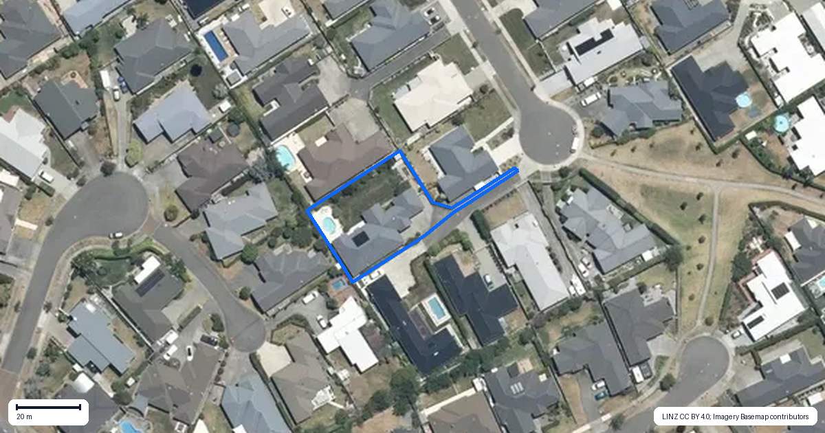 Property context map for 54 Whakatomo Place, Havelock North