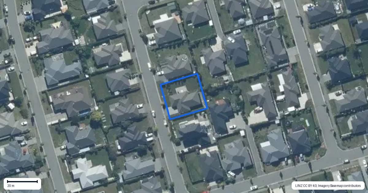 Property context map for 11 Colebrook Drive, Rolleston