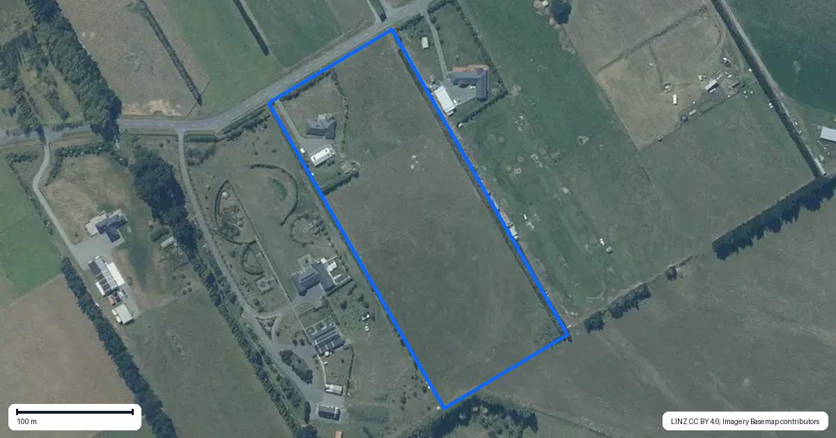 Property context map for 66 Justine Drive, Rolleston