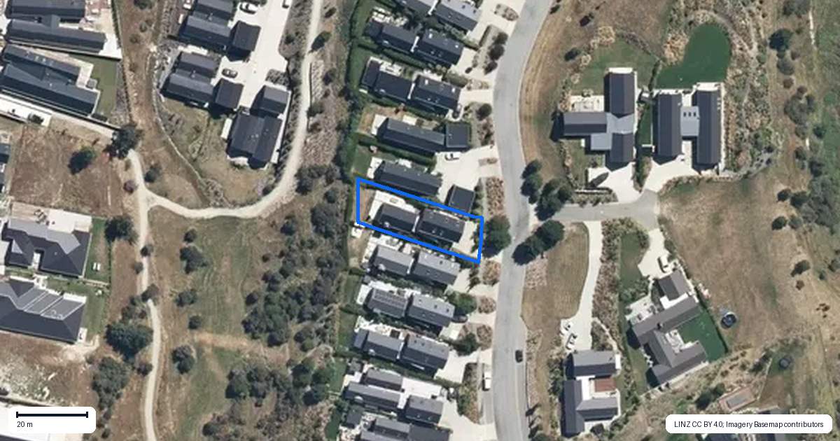 Property context map for 21 Double Cone Road, Jacks Point, Queenstown