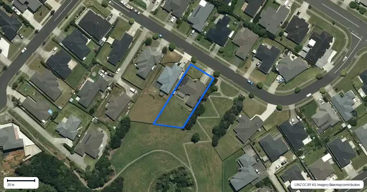 Property context map for 11 Parkgrove Crescent, Pokeno