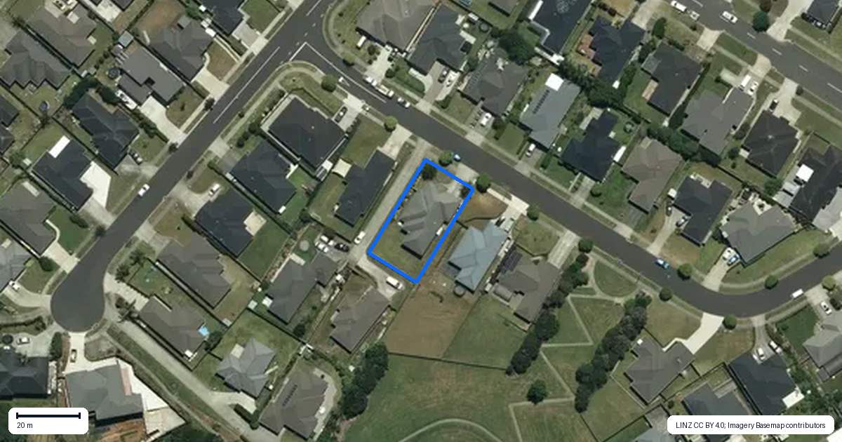 Property context map for 15 Parkgrove Crescent, Pokeno
