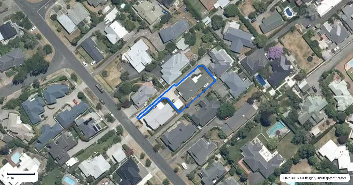 Property context map for 23B Chambers Street, Havelock North