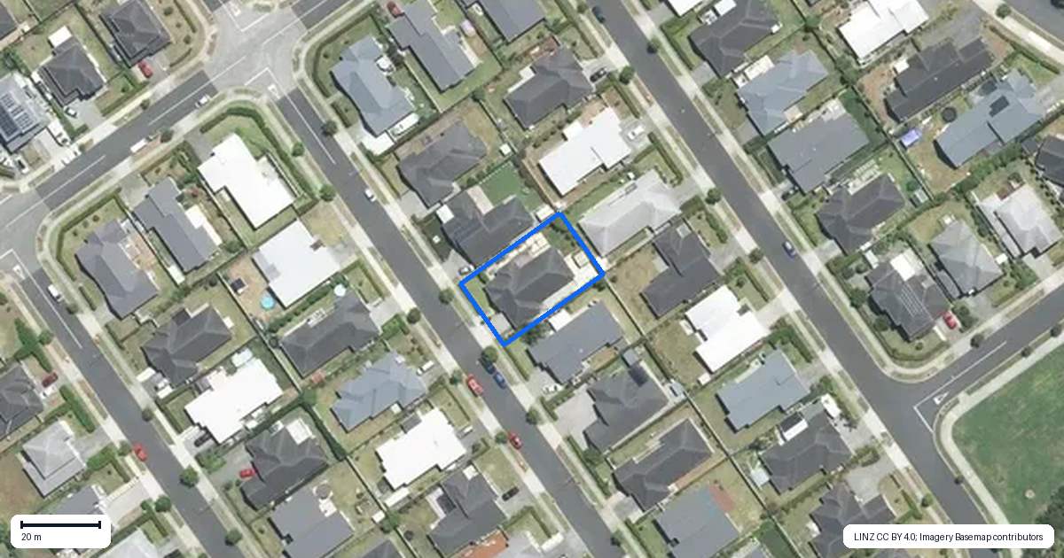 Property context map for 7 Gelderland Way, Karaka, Papakura