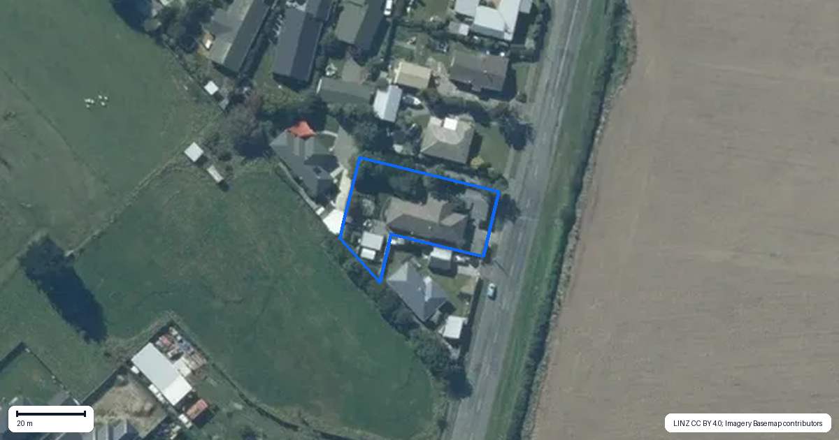 Property context map for 25 Greendale Road, Darfield