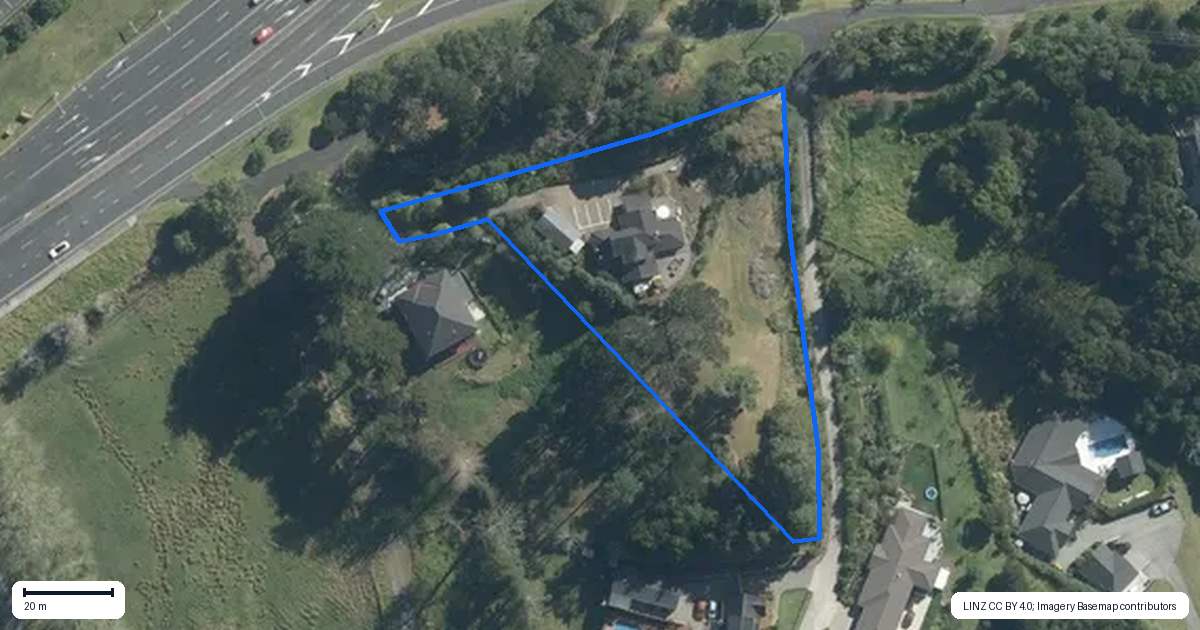 Property context map for 1 Whangaparaoa Road, Red Beach, Whangaparaoa