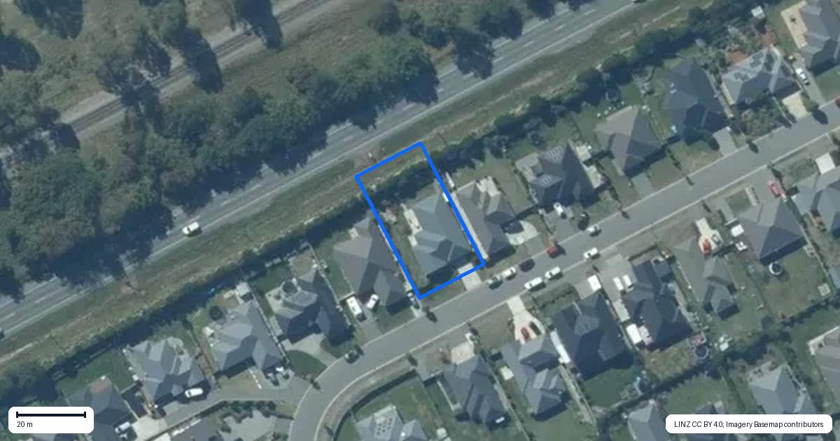 Property context map for 60 Lignite Drive, Rolleston