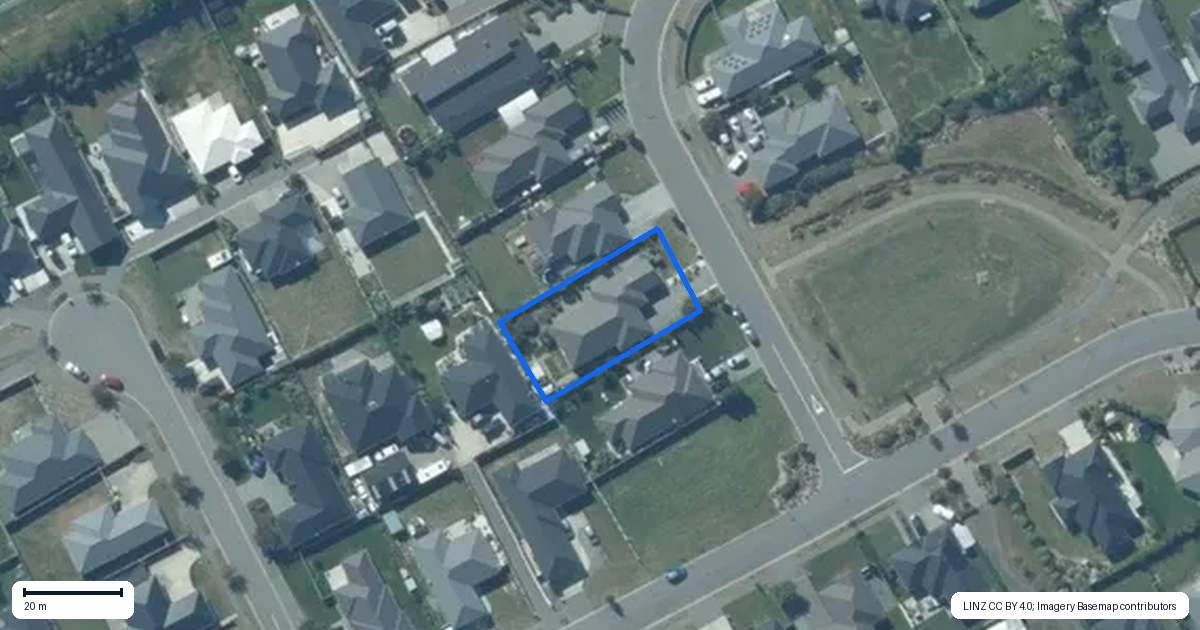 Property context map for 78 Lignite Drive, Rolleston