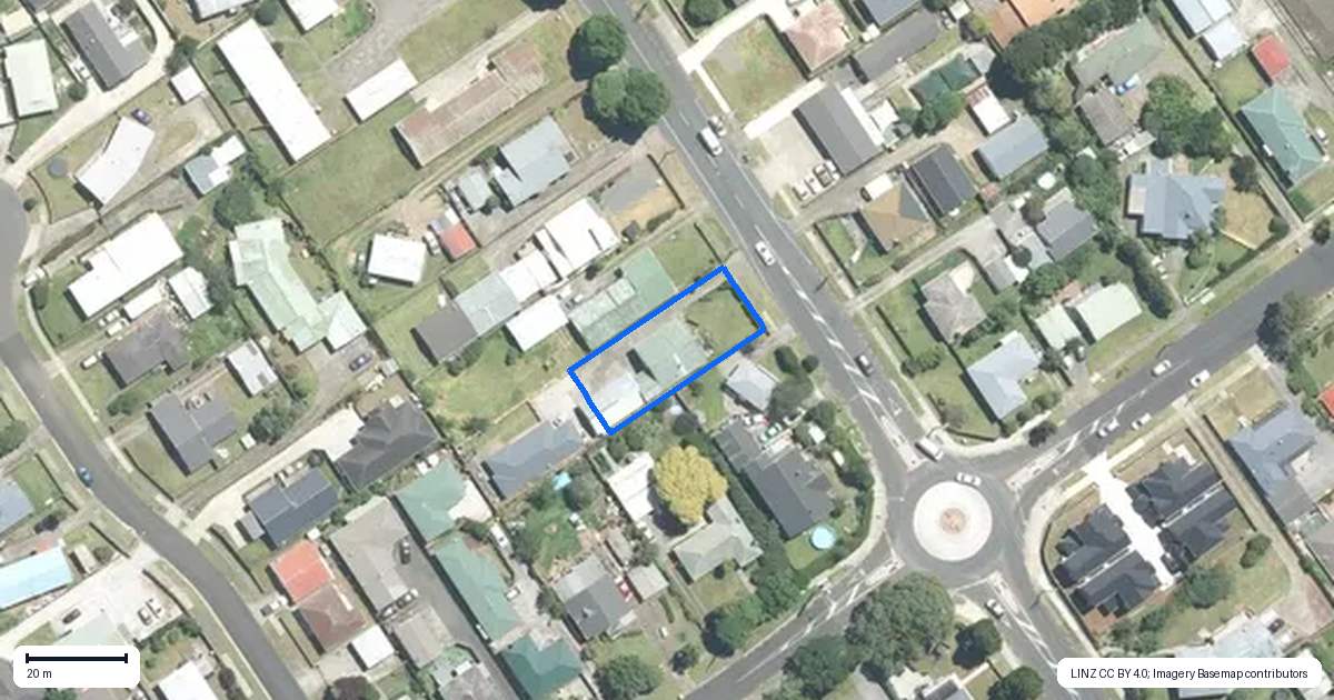 Property context map for 66 Helvetia Road, Pukekohe