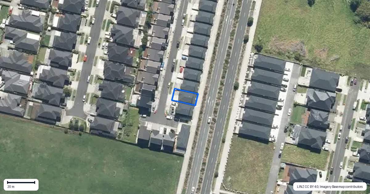 Property context map for 20 Laquinta Place, Flat Bush, Auckland