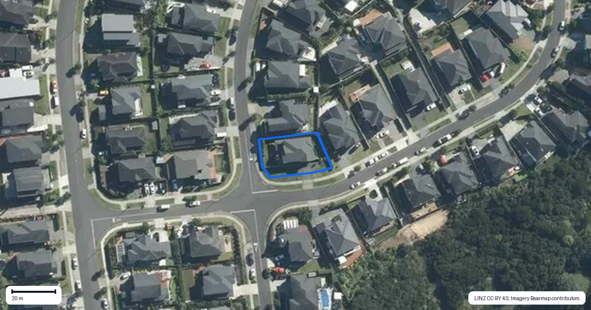 Property context map for 5 Ascension Crescent, Orewa