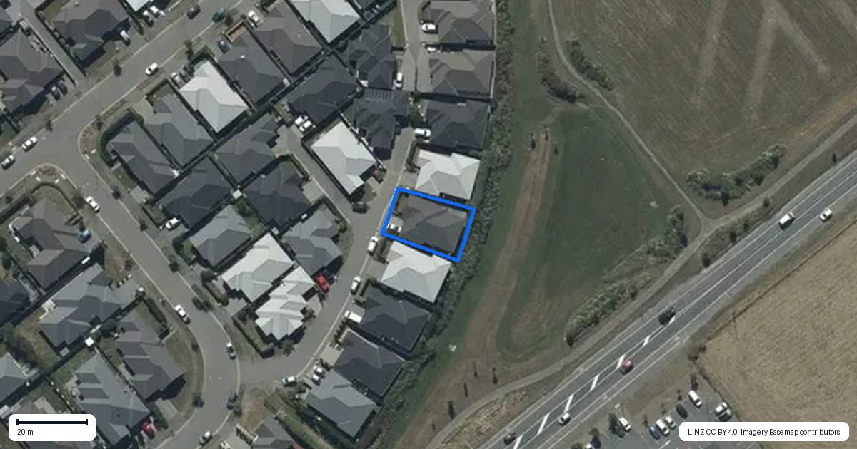 Property context map for 10 Ronaldson Lane, Wigram, Christchurch