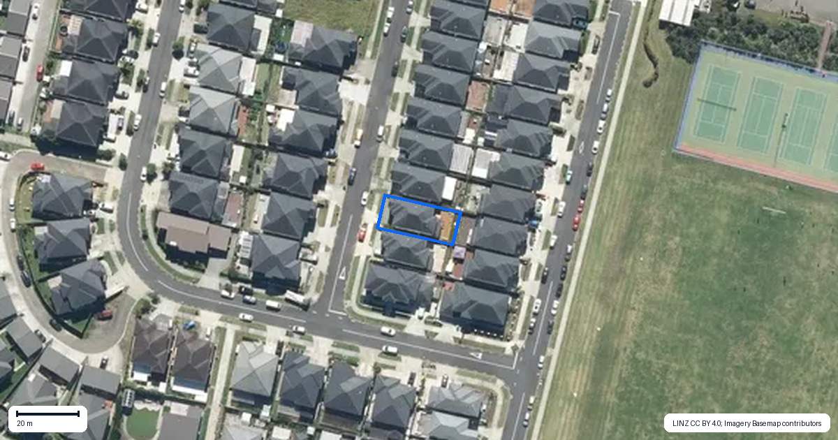 Property context map for 36 Calcite Avenue, Flat Bush, Auckland