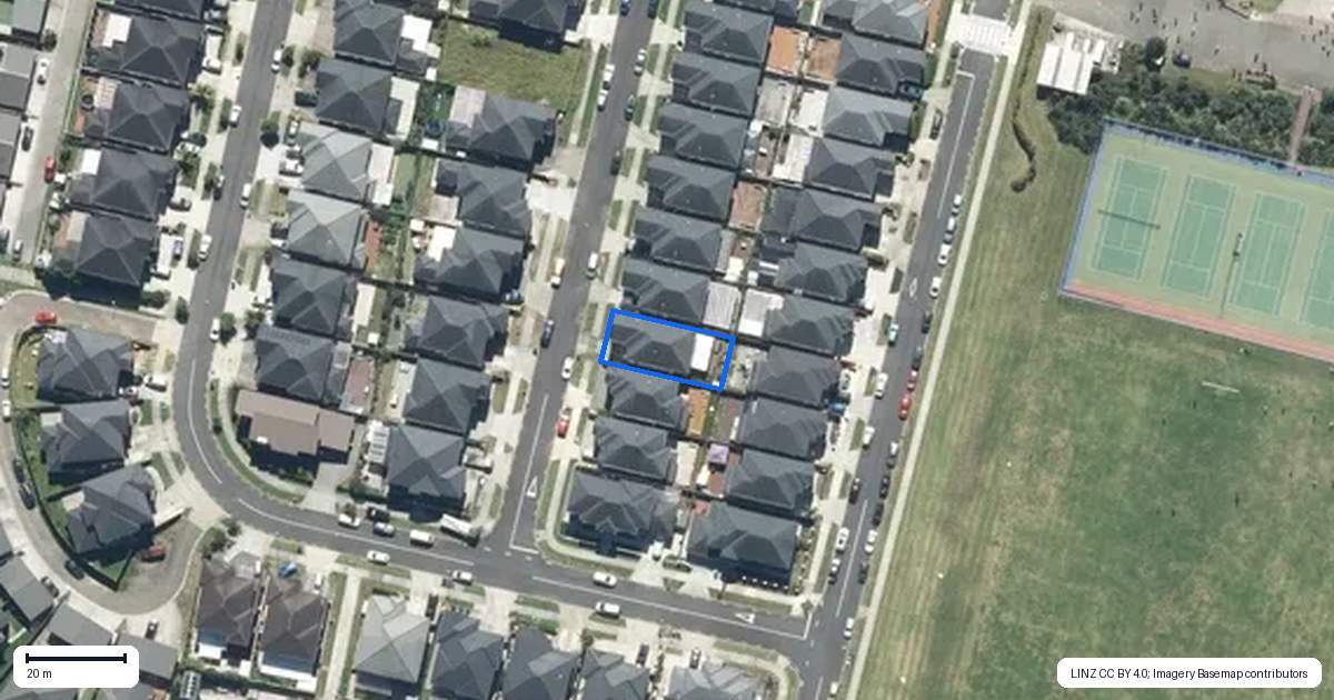 Property context map for 34 Calcite Avenue, Flat Bush, Auckland