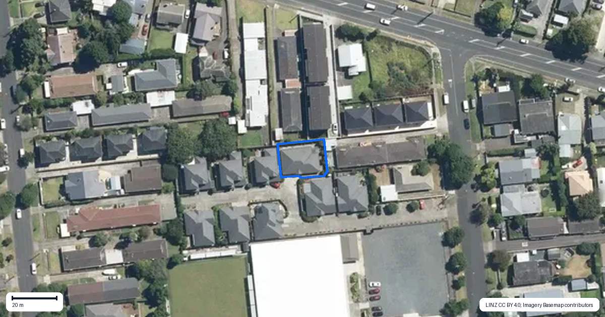 Property context map for 3/150 Selwyn Street, Onehunga, Auckland