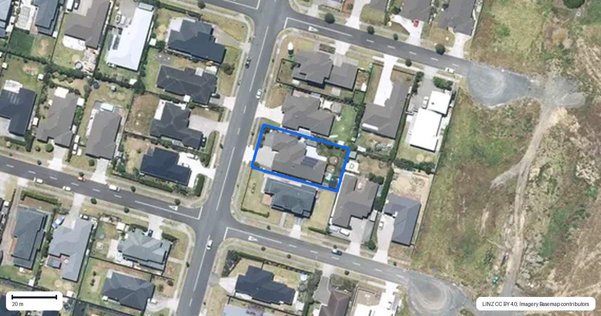 Property context map for 8 Artists Avenue, Beachlands, Auckland