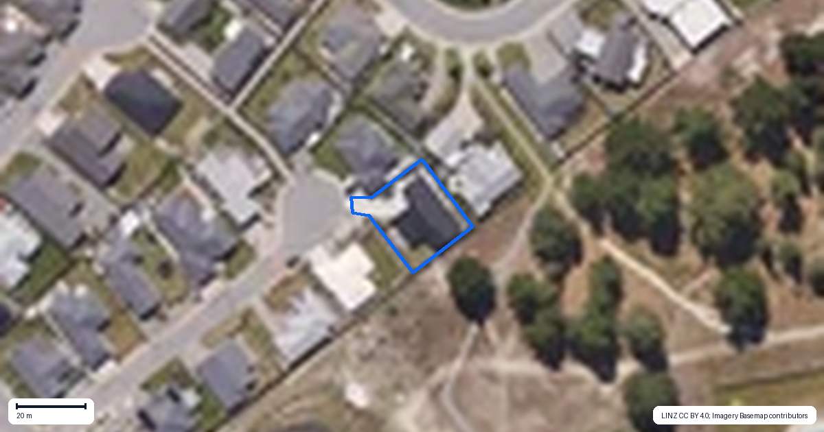 Property context map for 12 Walker Place, Alexandra