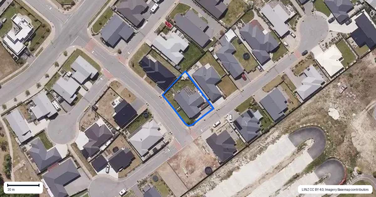 Property context map for 1 Walker Place, Alexandra