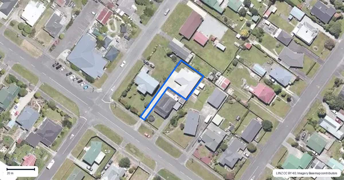 Property context map for 186A Hampden Street, Hokitika
