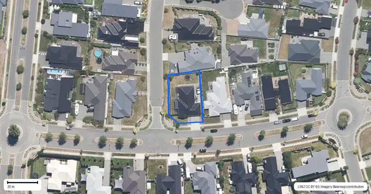 Property context map for 87 Beachvale Drive, Kaiapoi