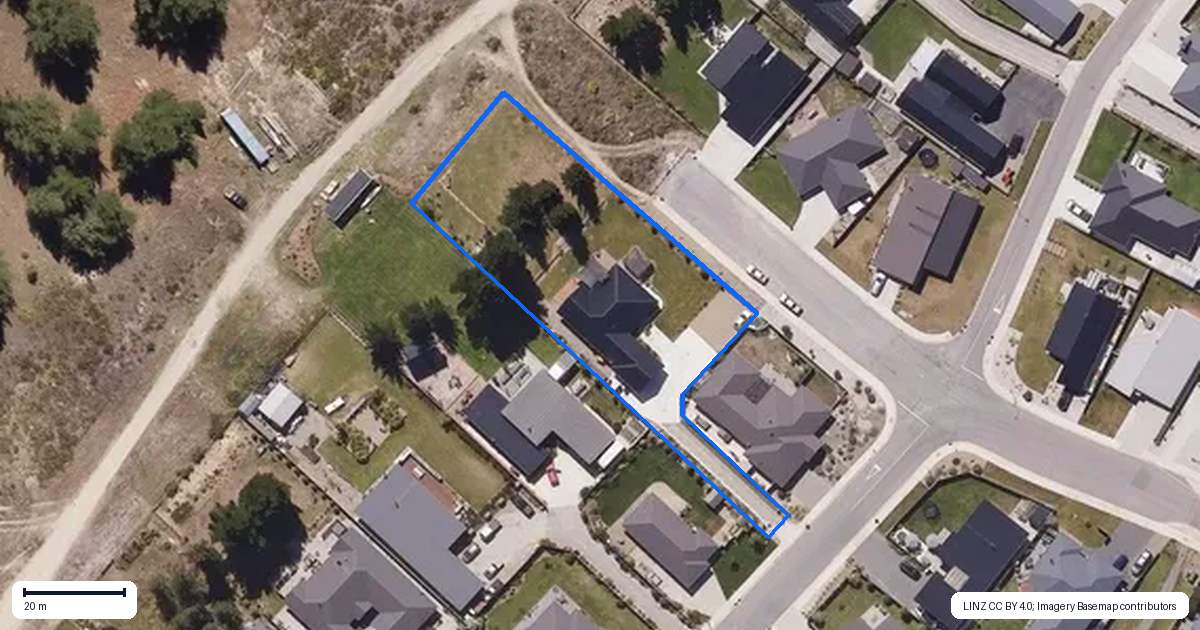 Property context map for 77 Larch Crescent, Alexandra