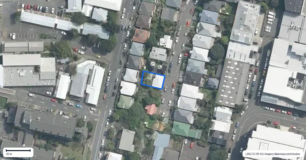 Property context map for 24 Myrtle Crescent, Mount Cook, Wellington