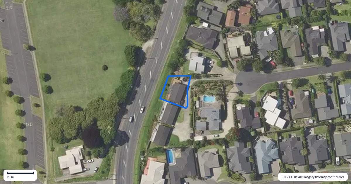Property context map for 1/21 Sardinia Rise, Bethlehem, Tauranga