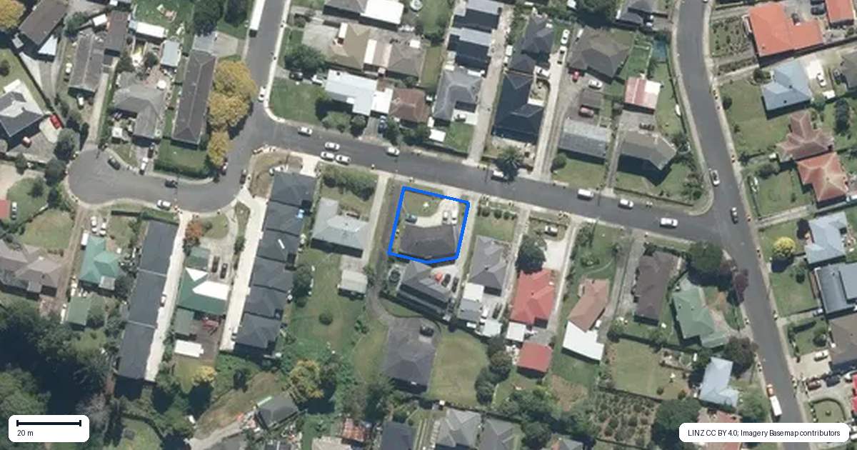 Property context map for 8 Lansdown Avenue, Papatoetoe, Auckland