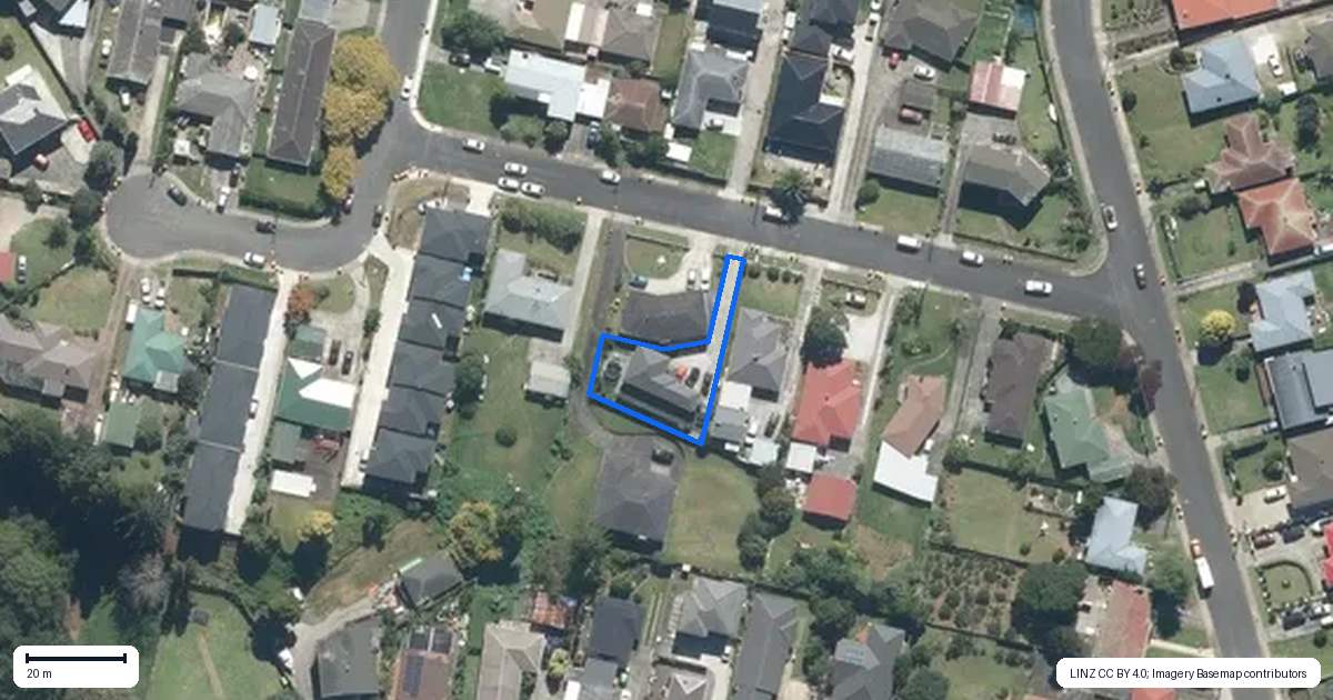 Property context map for 8B Lansdown Avenue, Papatoetoe, Auckland
