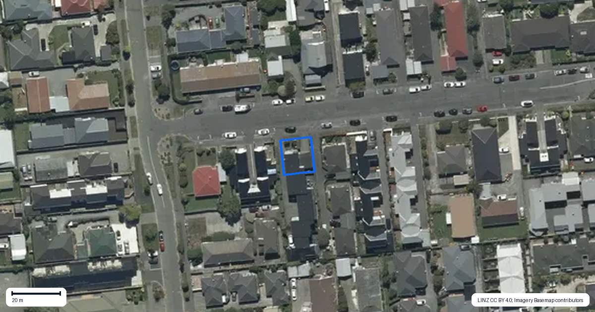 Property context map for 1/49 Maxwell Street, Riccarton, Christchurch