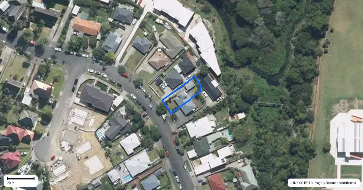 Property context map for 57 Premier Avenue, Point Chevalier, Auckland