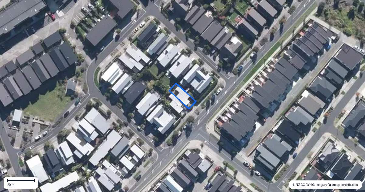 Property context map for 200 Clark Road, Hobsonville, Auckland