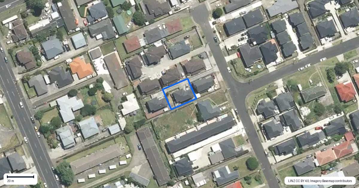 Property context map for 26A Hayward Road, Papatoetoe, Auckland
