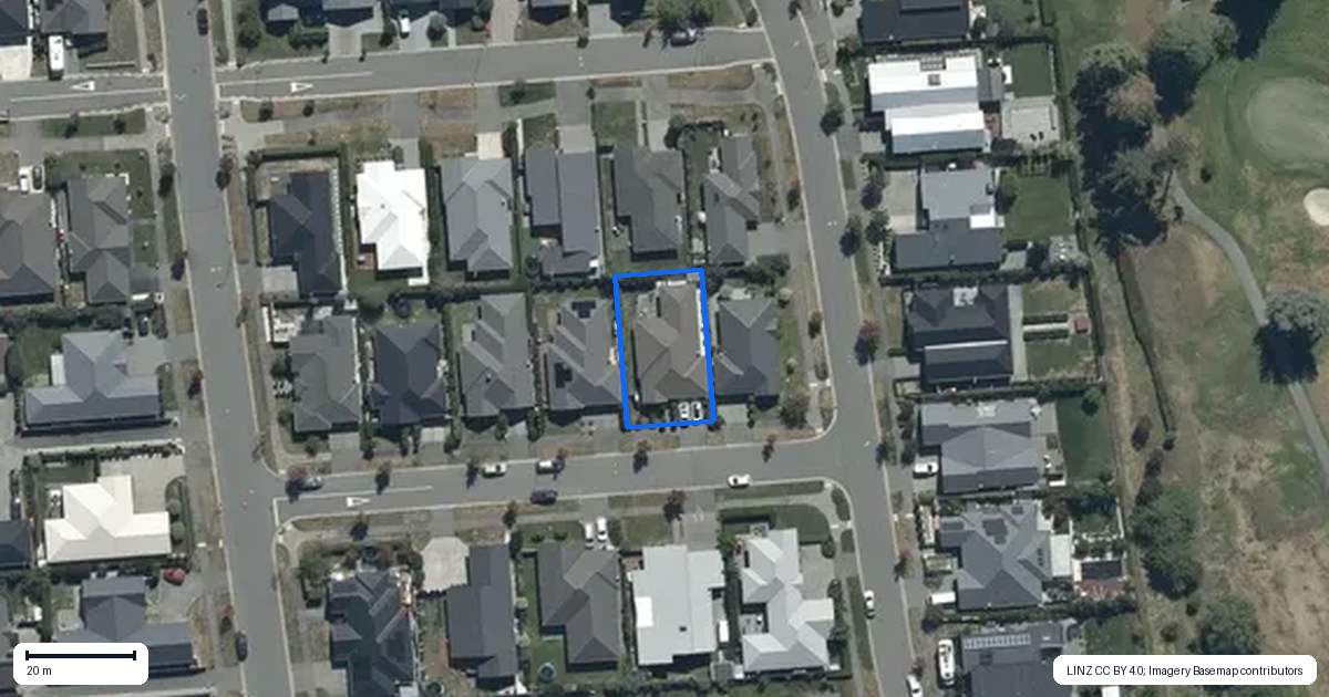 Property context map for 4 Urihia Street, Marshland, Christchurch