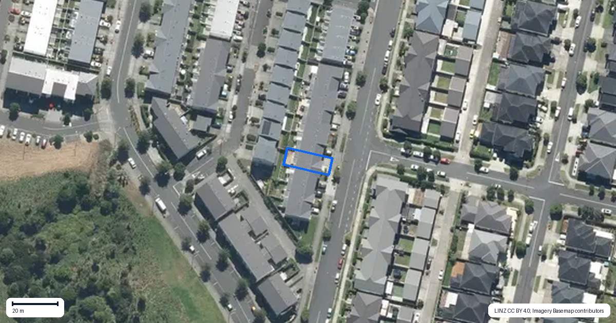 Property context map for 43 Pencaitland Drive, Flat Bush, Auckland