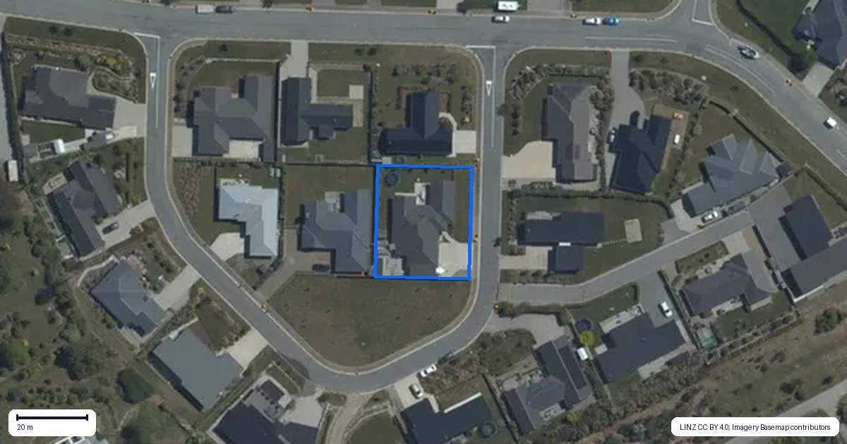 Property context map for 11 Turnbull Crescent, Wanaka