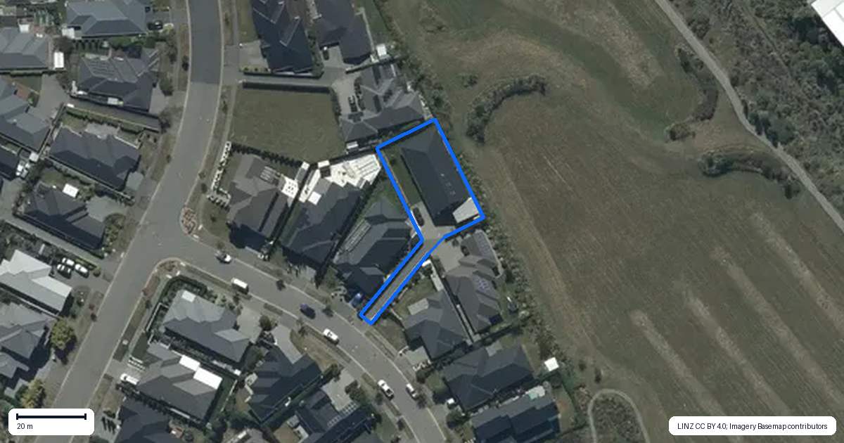 Property context map for 46 Contrail Street, Wigram, Christchurch
