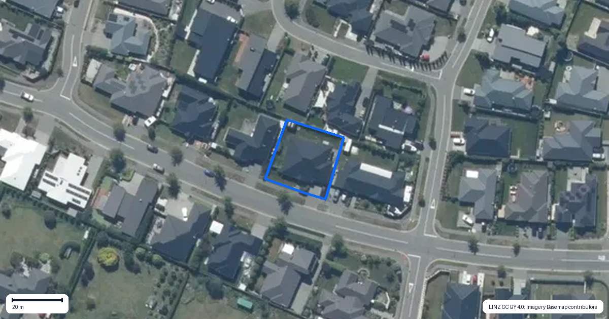 Property context map for 19 Craig Thompson Drive, Lincoln