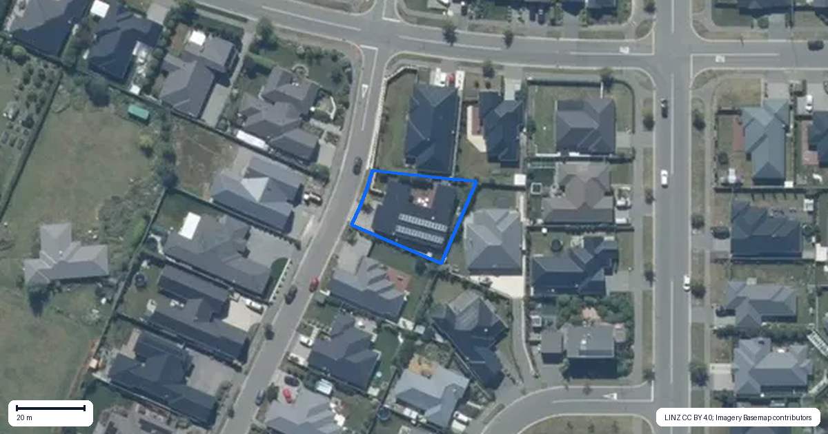 Property context map for 21 Sunline Avenue, Lincoln