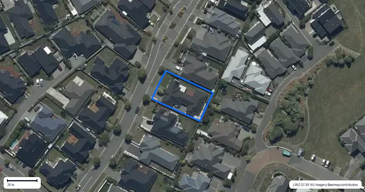 Property context map for 10 Bronco Drive, Aidanfield, Christchurch