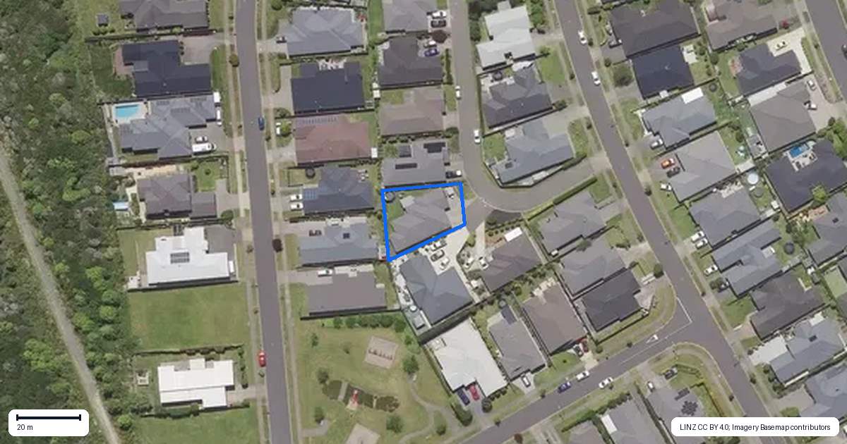 Property context map for 7 Paimarire Lane, Pyes Pa, Tauranga