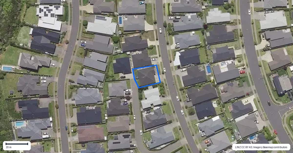 Property context map for 19 Tuaia Street, Pyes Pa, Tauranga